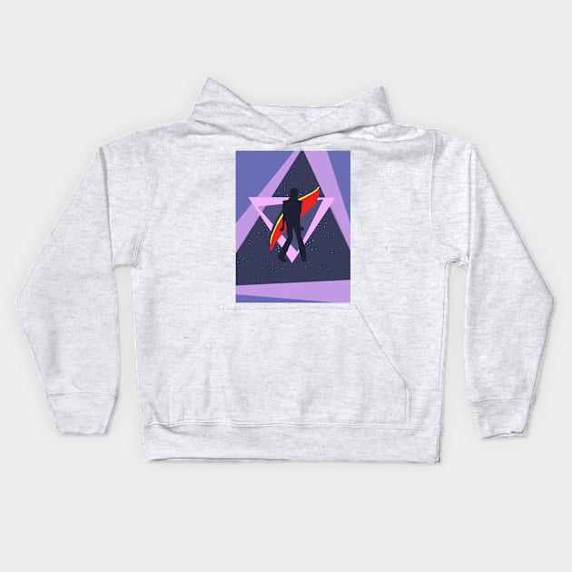 Captain EO Concept Art Kids Hoodie by Edumj